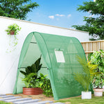 Portable Greenhouse Gardening Plant Hot House With 2 Doors | Green