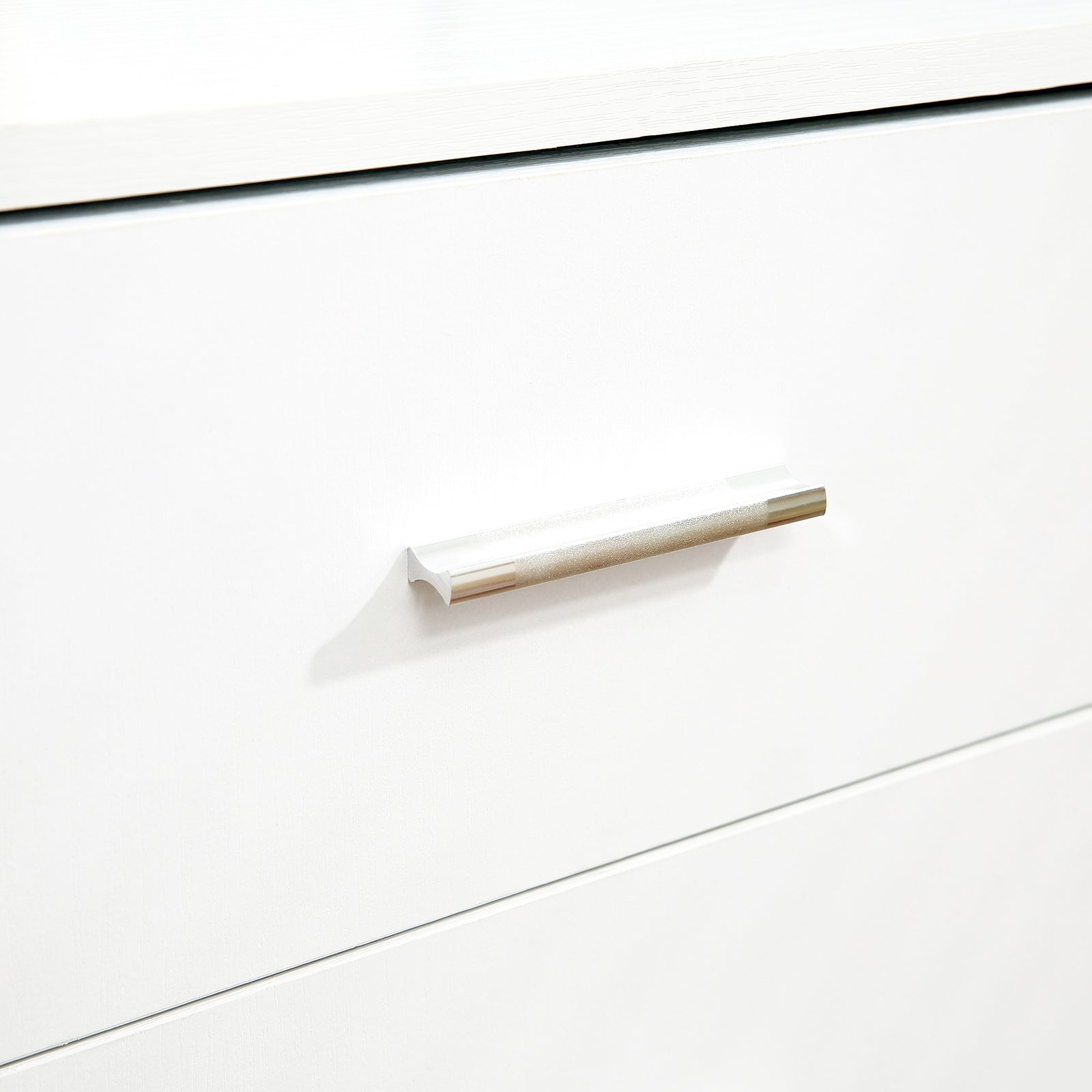 Freestanding Storage Cabinet W/ 3 Drawers 2 Shelves 4 Wheels | One Size | White