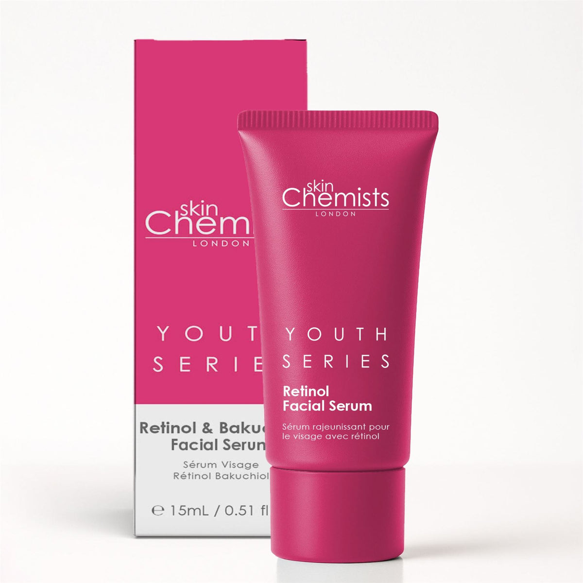 Retinol & Bakuchiol Anti-ageing Facial Serum 30ml For Smoothing And Fine Lines