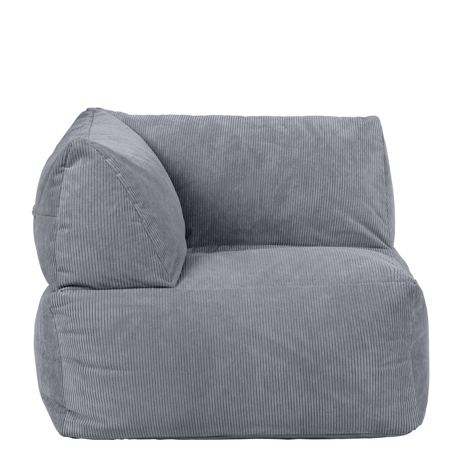 Tetra Cord Floor Sofa Section | Charcoal
