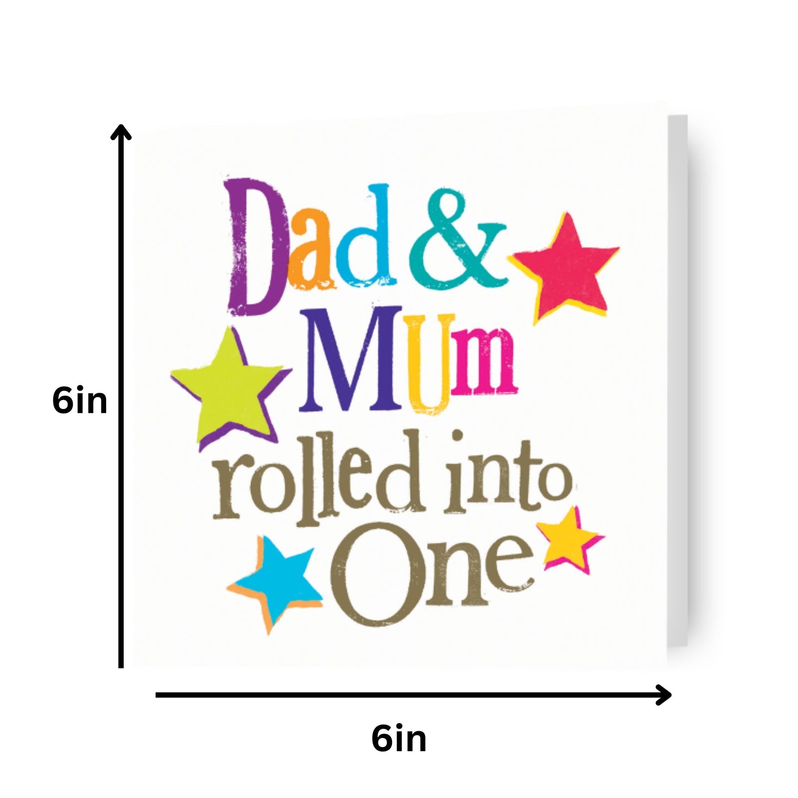 Dad & Mum Rolled Into One' Mother's Day Card Official Product