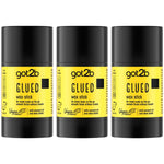 Glued Wax Stick 50g Strong Hold Hair Styling Stick, 3 Pack