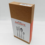 Cutlery Set Fork Spoon Anydate Pointed End | Set of 24 | Silver