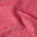 Malda Cotton Throw With Tassels | 255cm x 360cm | Red