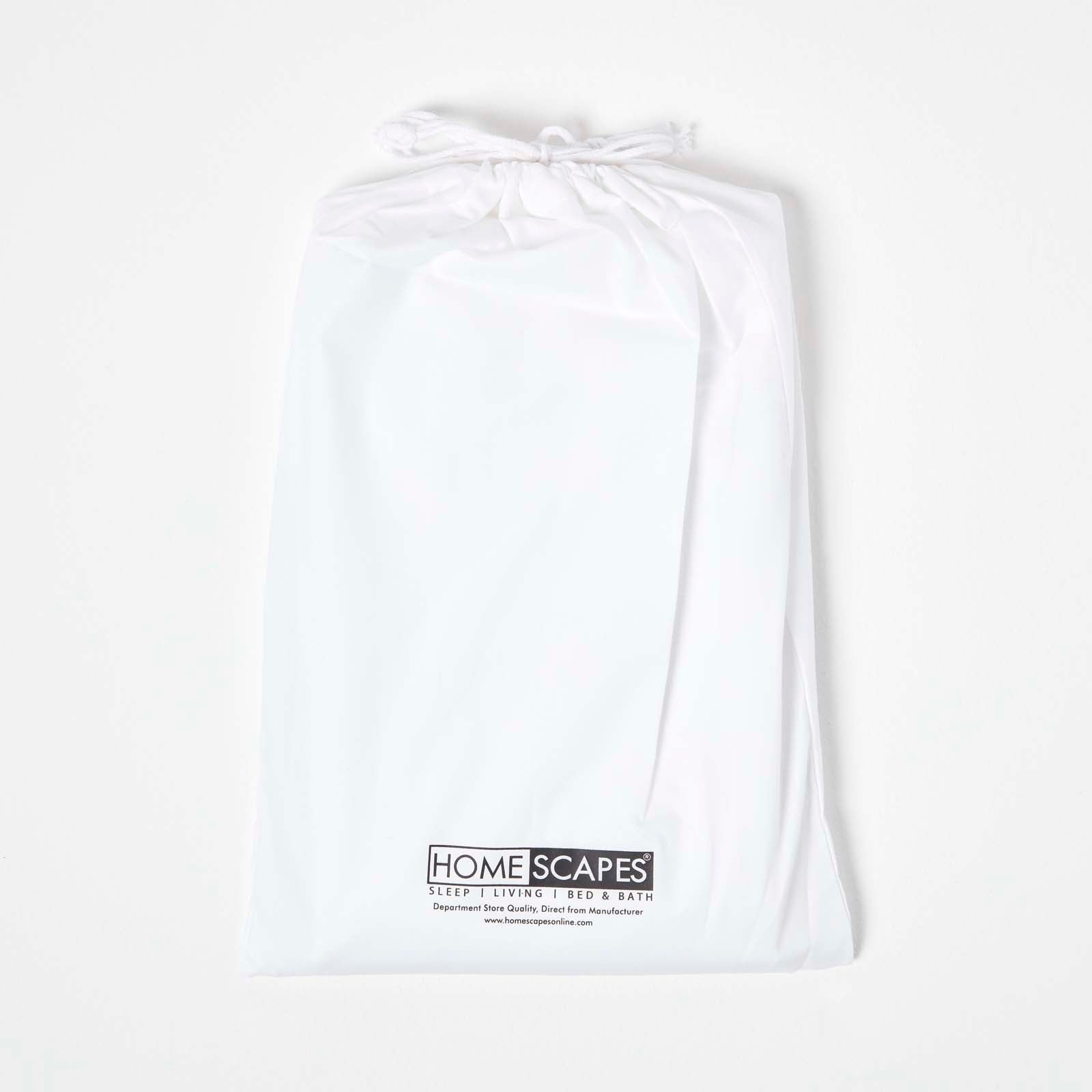 Cotton Cot Bed Duvet Cover Set 200 Thread Count | Cot Bed | White