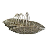 Wicker Set Of 3 Cut Flower Garden Trugs