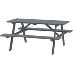Outdoor Wooden Picnic Table Bench Garden Patio Pub Chair