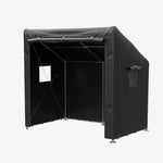 6 X 4ft Outdoor Garden Storage Shelter Bike Tent With Roll-up Zipper Door | Black