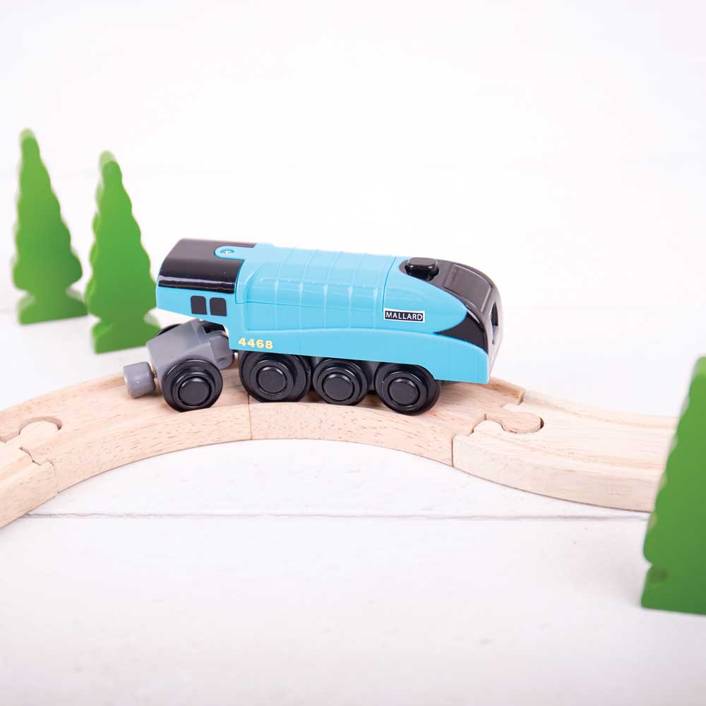 Battery Powered Replica of the Mallard Train Engine