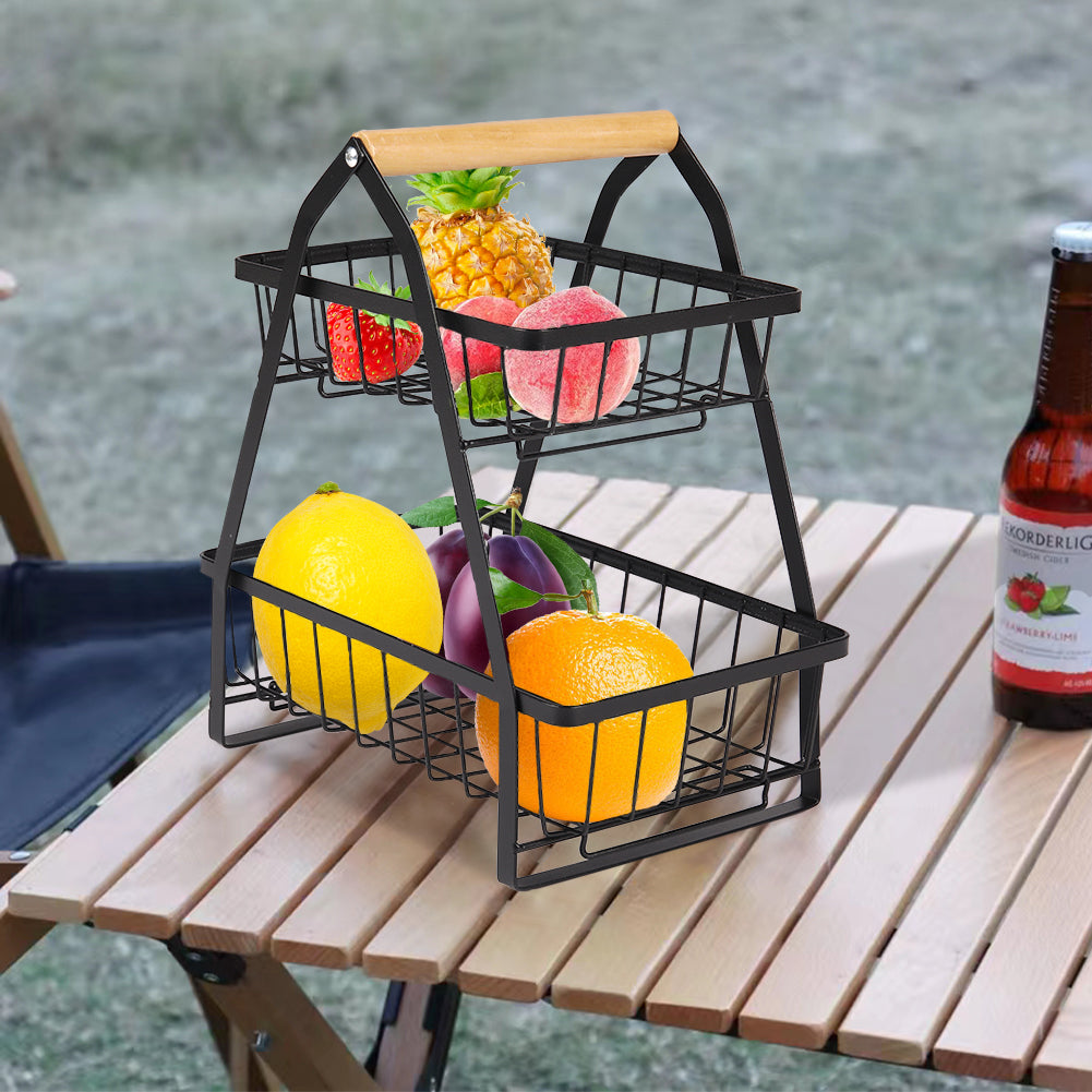 2-tier Removable Fruit And Vegetable Basket