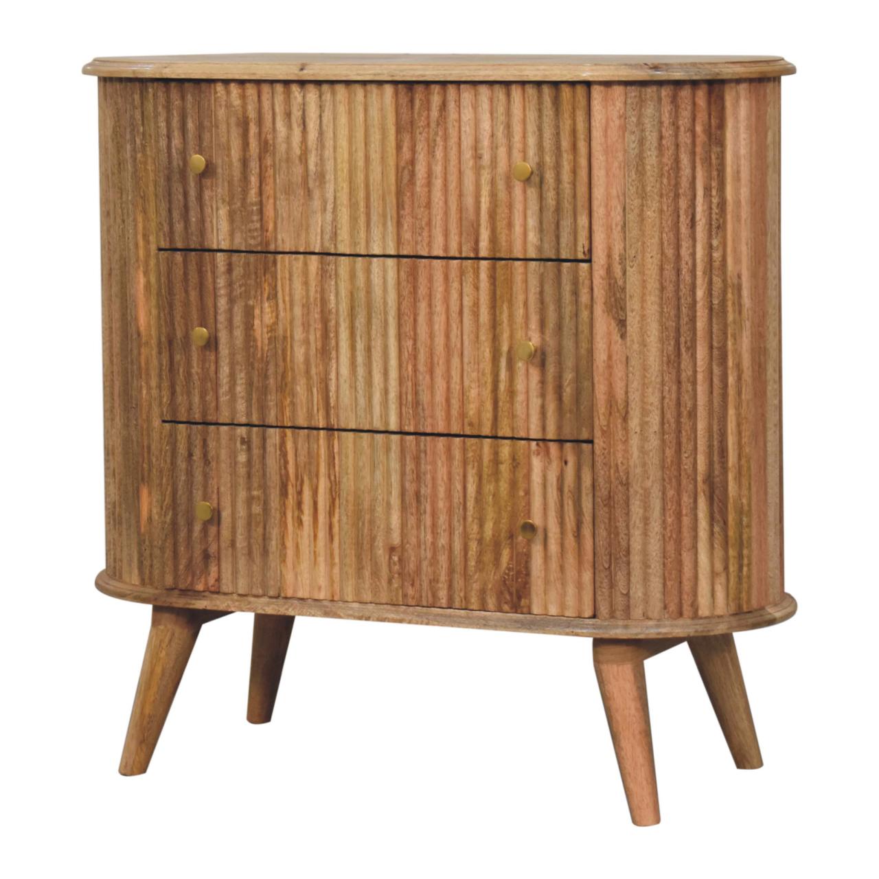 Solid Mango Wood Soba Nordic Chest