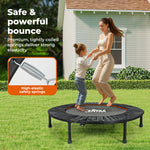 40 Inch Trampoline Bounce Round Exercise Home Gym Fitness Rebounder