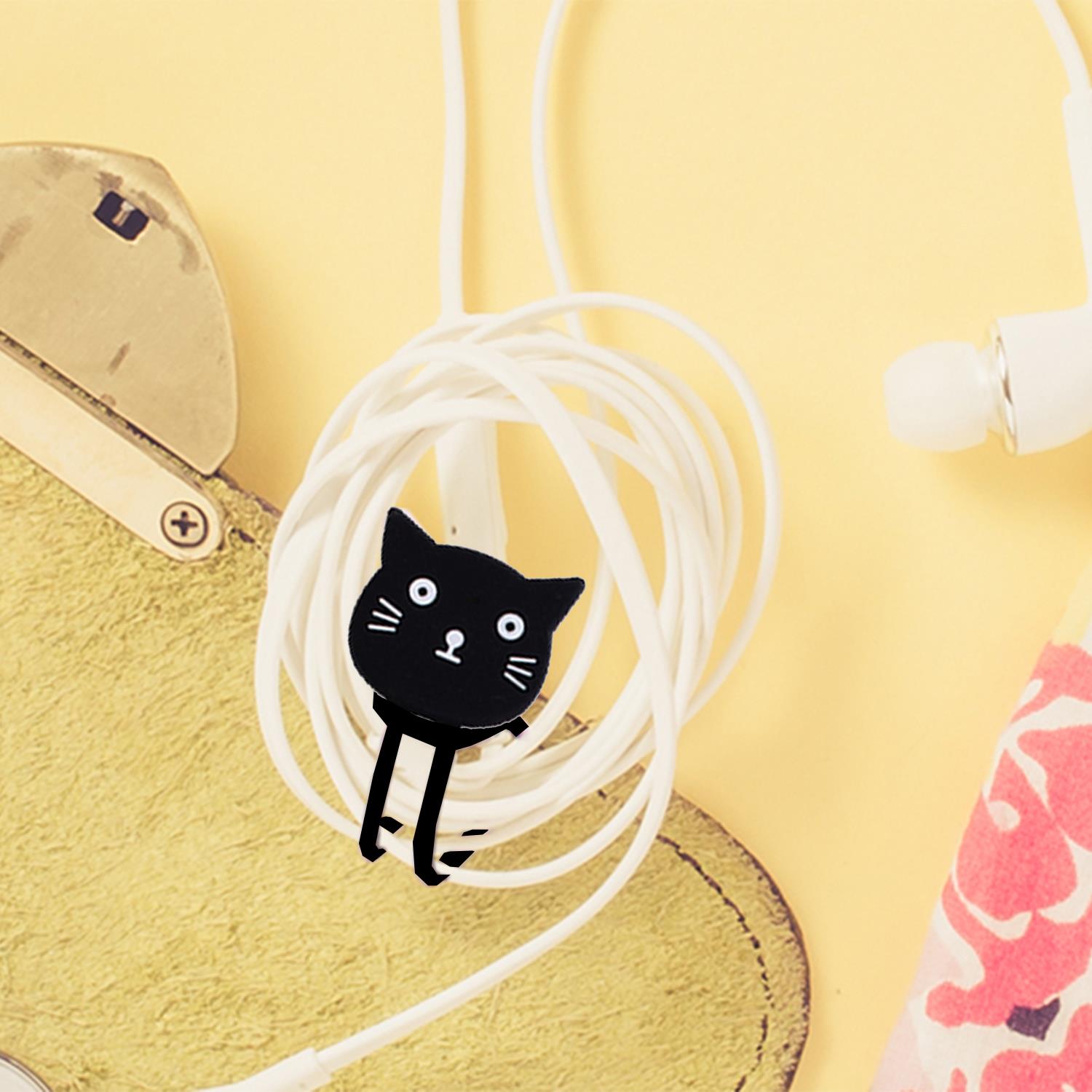 Cartoon Cord Cable Organiser | Black