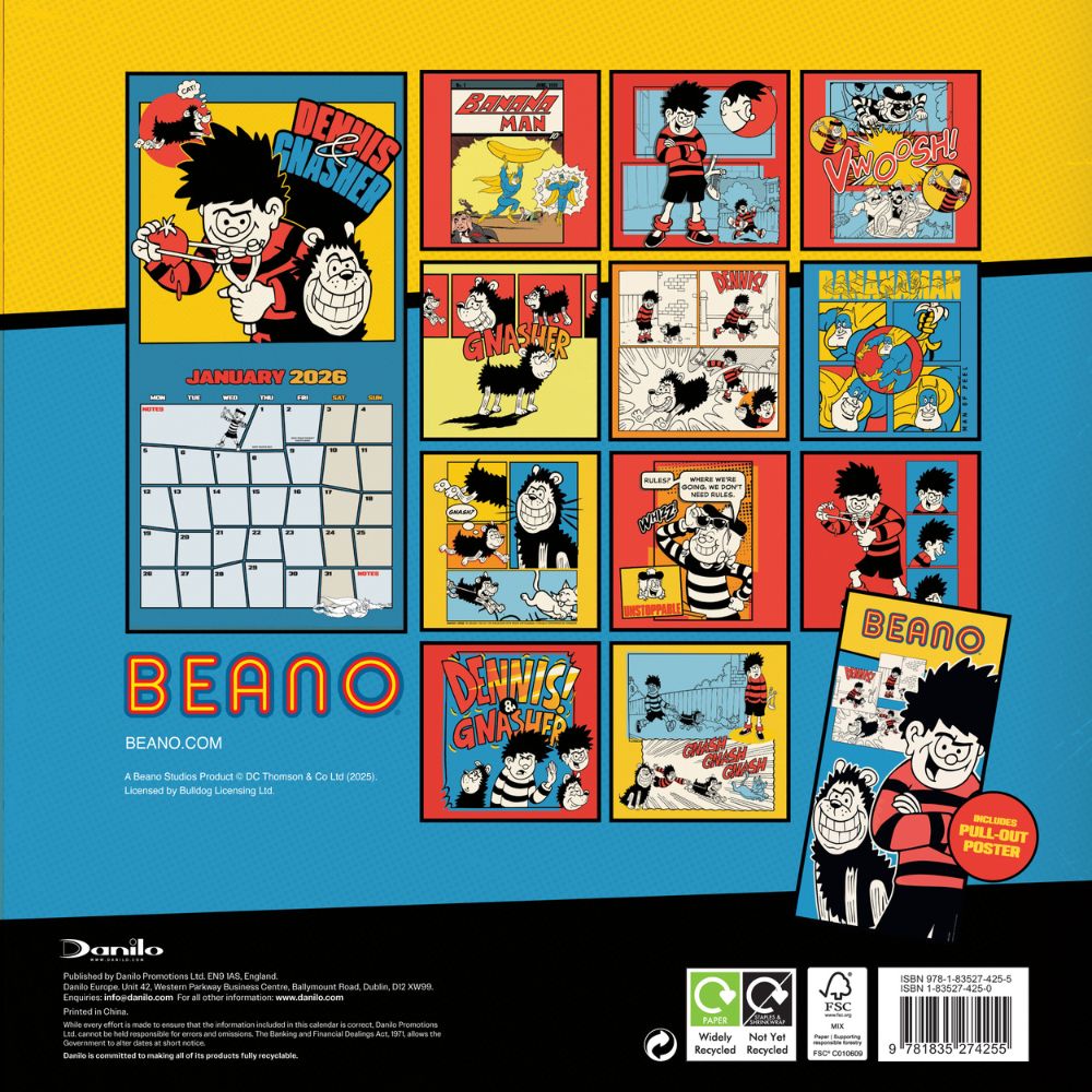 Classic 2026 Square Calendar Official Product