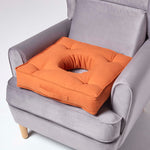 Pressure Relief Armchair Booster Cushion | 50cm x 50cm | Terracotta