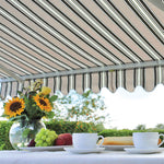 Easy Fit Ascot Awning - Green And Beige | 3m | Ascot (Green and Beige)