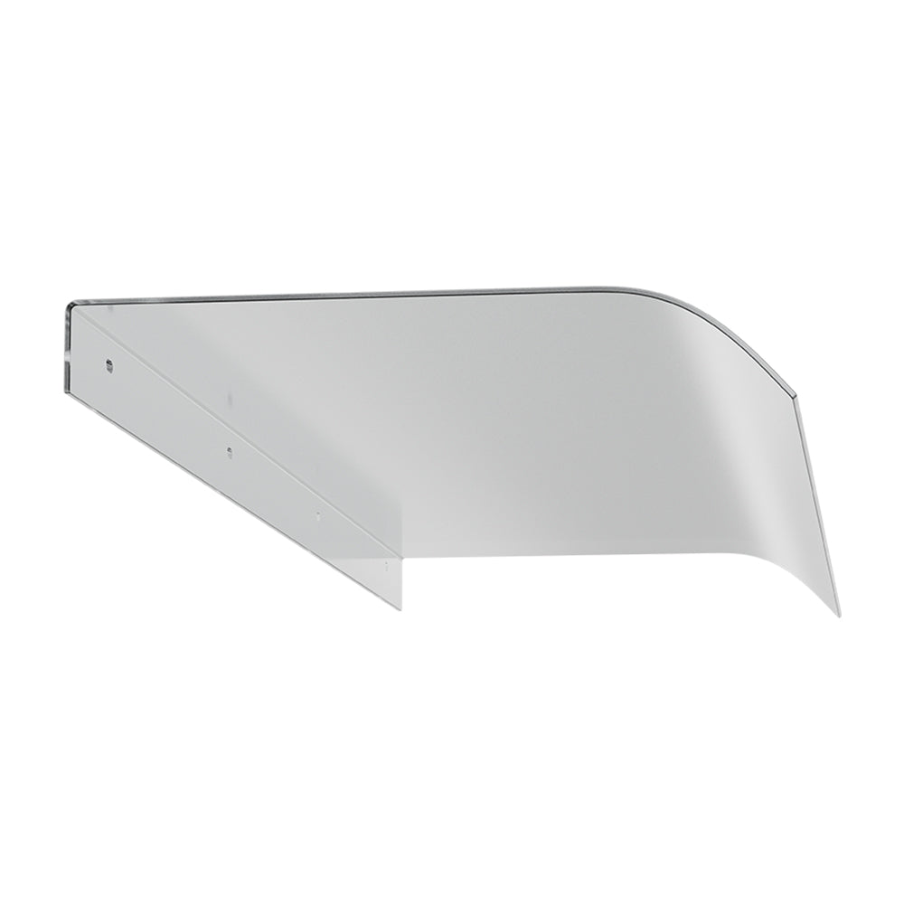 120cm W X 43cm D Frosted Window Door Awning Canopy