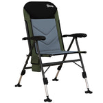 Portable Fishing Chair W/ Reclining Backrest Adjustable Leg