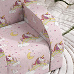 Kids Armchair, Foldable Toddler Chair For Bedroom | Pink