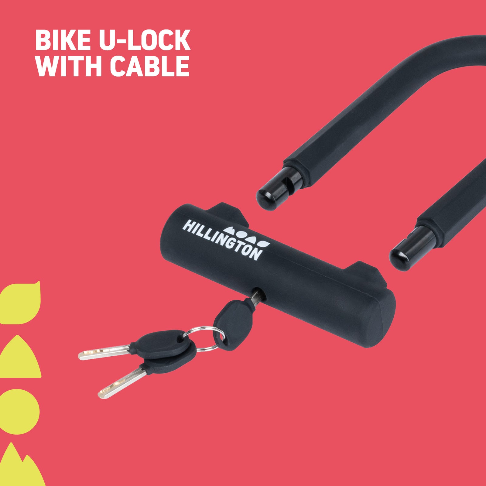 Bike U-lock With Cable