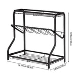 3-tier Kitchen Metal Spice Rack