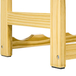 Wooden Wine Rack, 42 Bottles, 7 Tiers