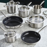 Tri-ply Cookware Set | 7 Piece | Silver