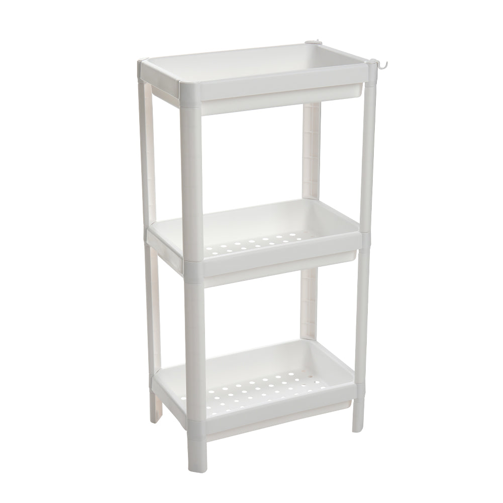 3-tier Multifunction Plastic Storage Rack For Kitchen Or Bathroom