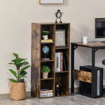 Bookcase Modern Bookshelf Cabinet For Home Office | One Size | Pale Brown