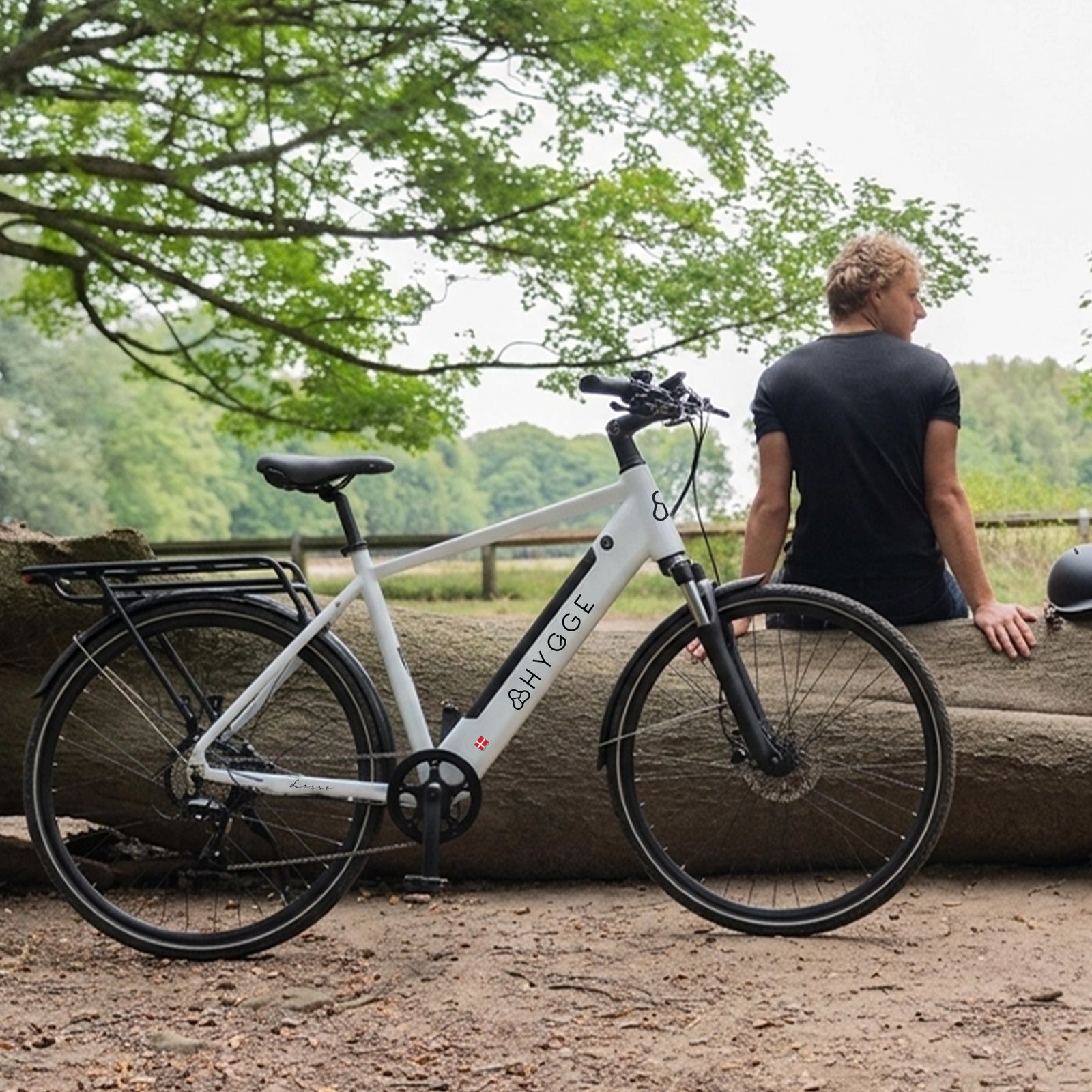 Hygge Lossø 2026 – Urban E-bike 36V 13Ah – Ivory White