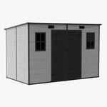 Breeins 10 X 6ft Outdoor Garden Pent Roof Tool Storage Shed