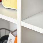 Cubic Cabinet Bookcase Storage Shelves For Home Office | One Size | White