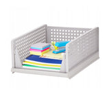 Foldable Stackable Drawer Storage Basket