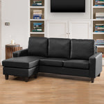 Modena Reversible Corner Sofa | 3 | Black