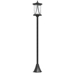 1.3 M Led Outdoor Solar Lamp Post, Ip44, Cool White