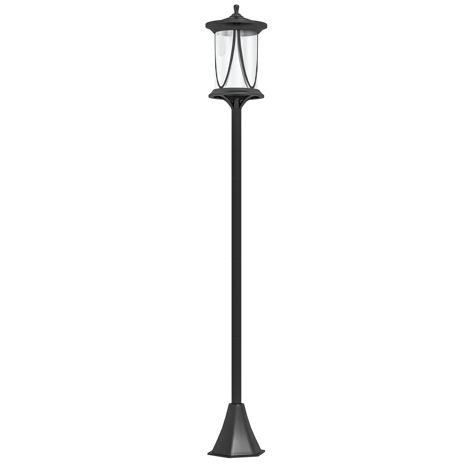 1.3 M Led Outdoor Solar Lamp Post, Ip44, Cool White