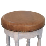 Artisan Furniture Solid Wood Rustic Charm Stool