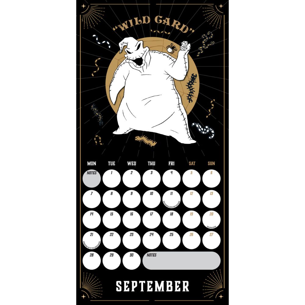 The Nightmare Before Christmas 2026 Square Calendar Official Product