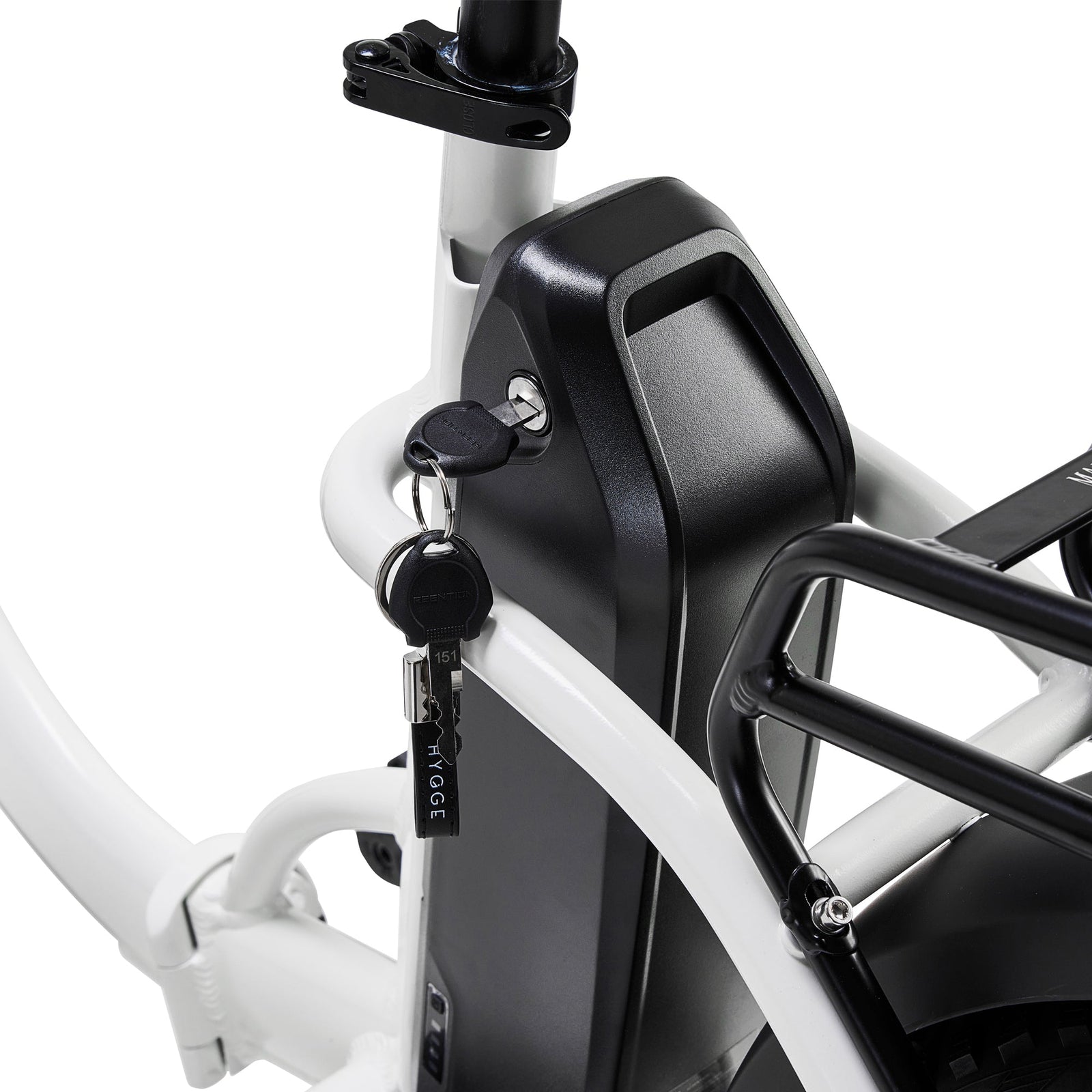 Vester Step 2025 Folding Bike - Fat Tyre E-bike | White