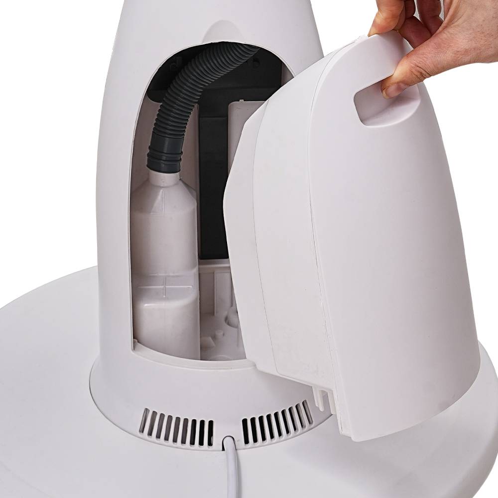 2L Misting Cooling Fan with Remote Control, Portable Pedestal Fan