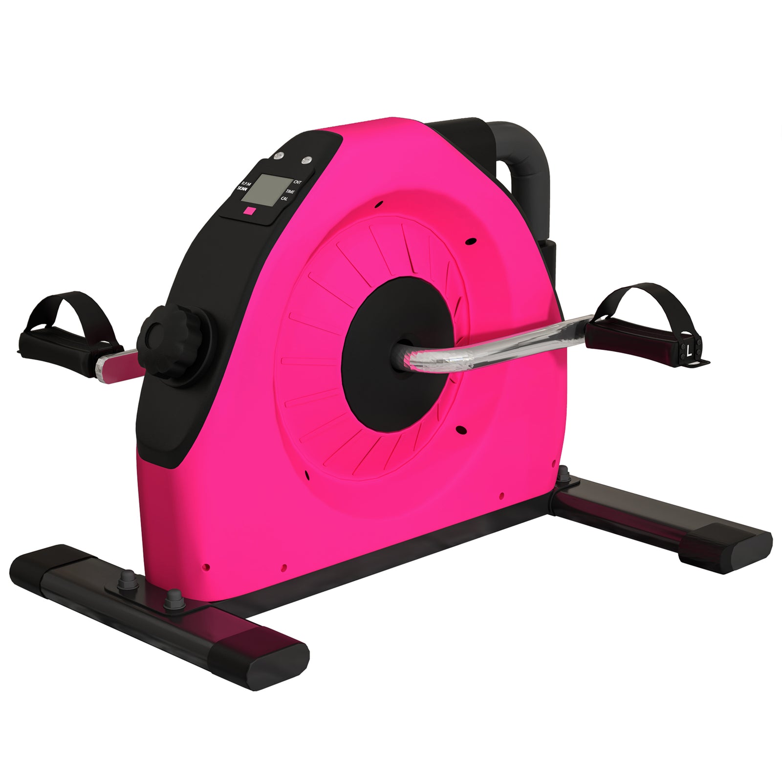 Mini Exercise Bike Portable Pedal Exerciser For Legs | Pink