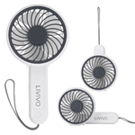 Handheld Mini Fan - 3 Speed Settings Rechargeable Type-c Usb | White