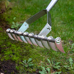 Stainless Steel Scarifying Rake Ash Handle 10 Tines 15-year Guarantee
