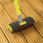 Garden_Gear Telescopic 3-in-1 Steel Brush & Weed Scraper