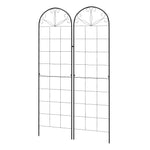 Set Of 2 Metal Climbing Plant Trellis 50 X 180cm