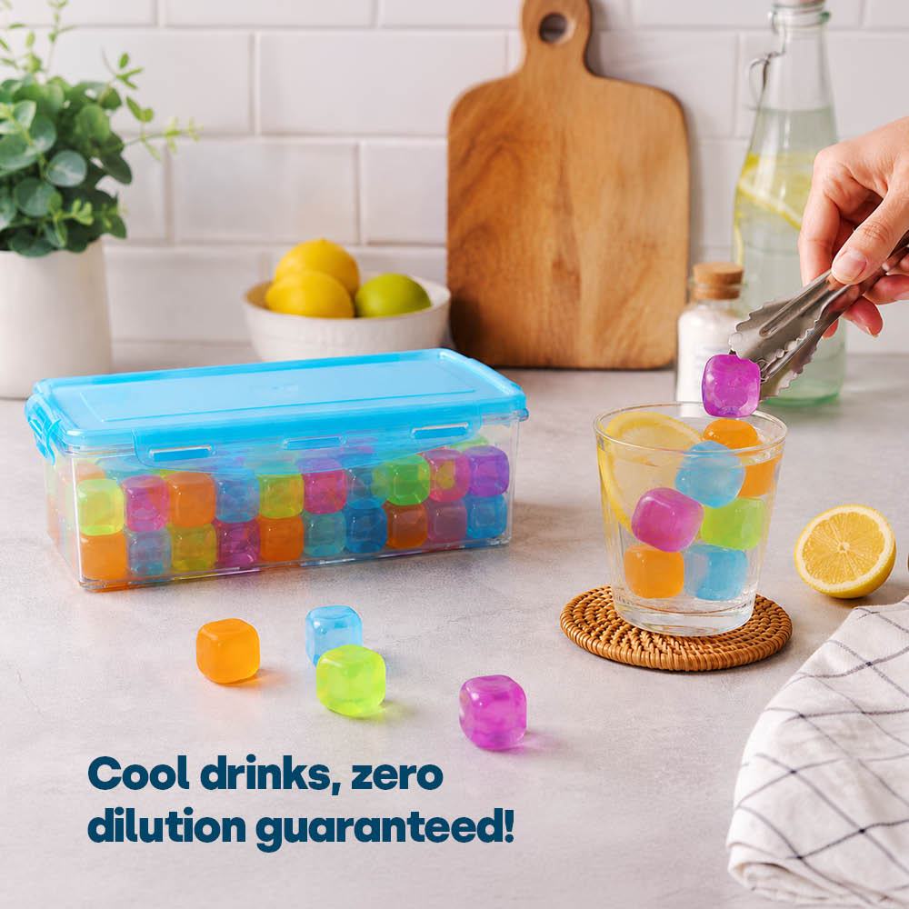Livivo 60 Reusable Drink Cooling Cubes With Storage Box