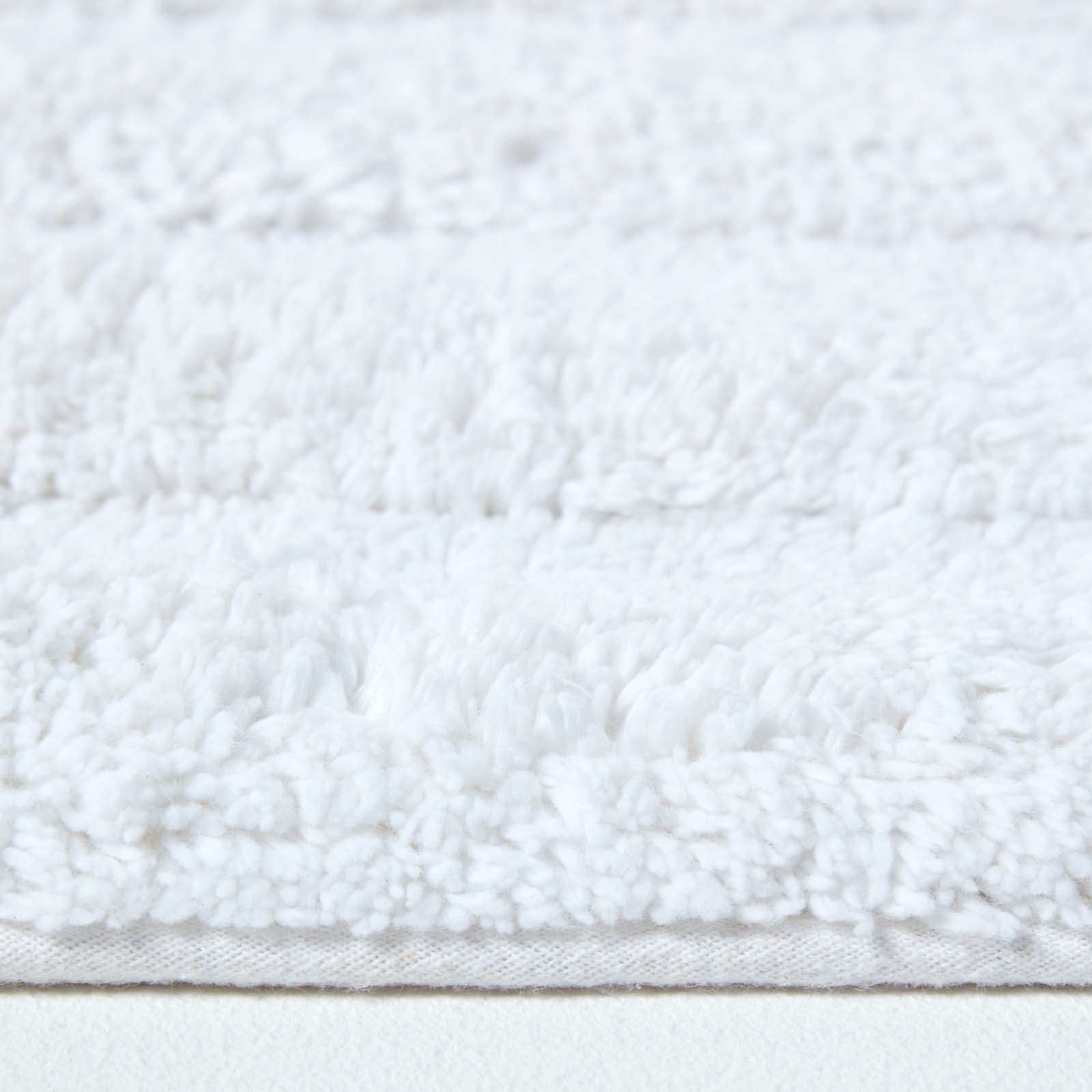 Spa Supreme Luxury Bath Mat | Bath  Pedestal Set | White
