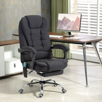 Vintage Heated Massage Office Chair | Black
