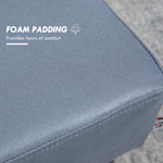 Ottoman Footrest Seat Chair Footstool Microfiber Cloth