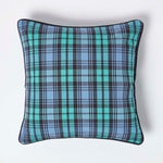 Tartan Check Cotton Cushion Cover | 45cm x 45cm | Blackwatch